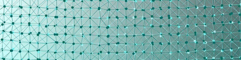 Teal Green color Abstract color Low-Polygones Generative Art background illustration