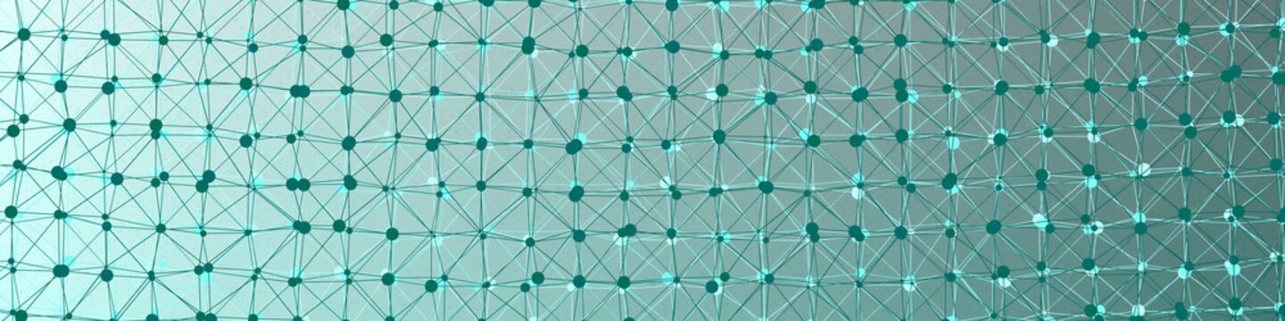 Teal Green color Abstract color Low-Polygones Generative Art background illustration