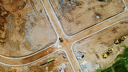 Drone Aerial Construction Site