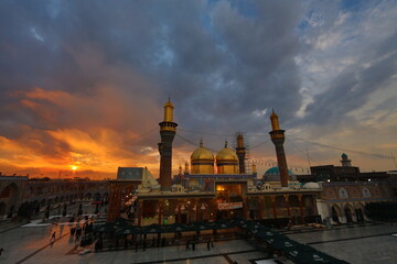 The shrine of Imam Musa Al-Kadhim and Imam Muhammad Al-Jawad in Al-Kadhim, Baghdad, Iraq  © Camera