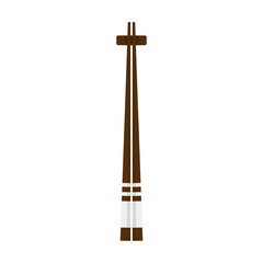 Chopsticks vector. chopsticks white background. wallpaper. free space for text. copy space.