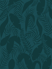 Green leaf pattern on green background. Green leaf texture