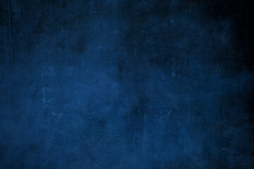 Blue wall grungy backdrop