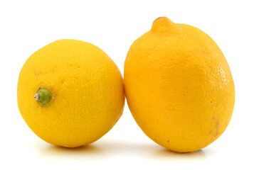 Lemon isolated on white background