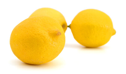 lemons isolated on a white background