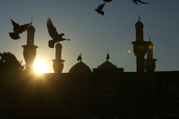 The shrine of Imam Musa Al-Kadhim and Imam Muhammad Al-Jawad in Al-Kadhim, Baghdad, Iraq  © Camera