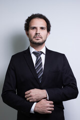 portrait of a handsome businessman