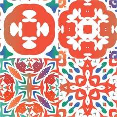 Mexican vintage talavera tiles.