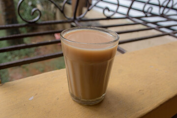 Glass of tea india