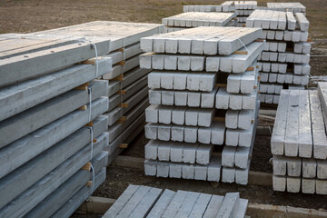 Reinforced concrete stakes