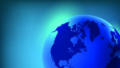 Vector earth globe background.