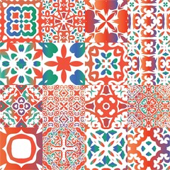 Mexican vintage talavera tiles.