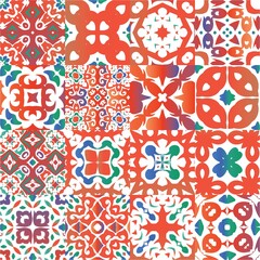 Decorative color ceramic talavera tiles.