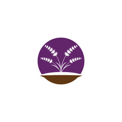 Lavender Logo Template vector symbol