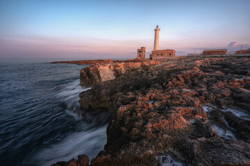 Fototapeta premium Lighthouse at sunset