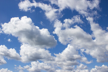 blue sky with clouds