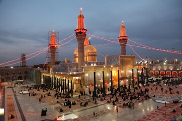 The shrine of Imam Musa Al-Kadhim and Imam Muhammad Al-Jawad in Al-Kadhim, Baghdad, Iraq  © Camera