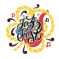 Handdrawn conceptual illustration on music