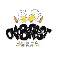 Oktoberfest handwritten lettering