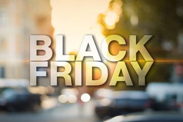 Black friday poster.