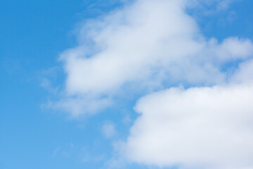 blue sky with light white clouds