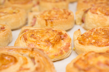 fresh fragrant rolls