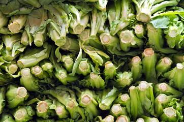 Salat und Gemüsefrisch auf dem Markt