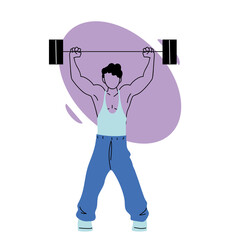 man in different sports activities