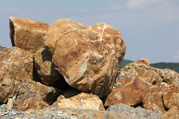 rock formation in the mountains