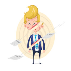 Businessman cut for taxes