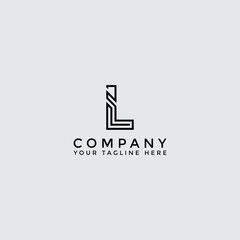 Logo Design L. Initial Letter. - Vector