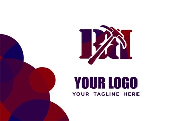 Colorful Monogram Alphabet Logo Template