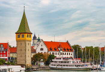 Mangturm Tower in Lindau, Bavaria, Germany