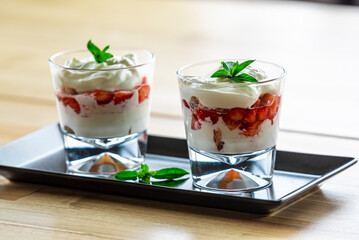 Tiramisu strawberry