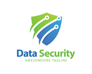 Shield Security Logo Design, Vector, Template