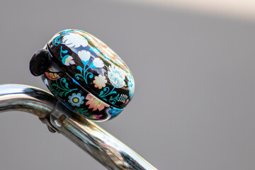 Beautiful bike bell ensures security in the road traffic for bikers and pedestrians with zero...