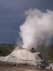 Yellowstone National Park geyser 2009