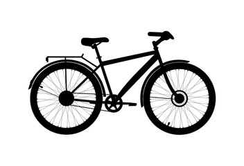 Fototapeta premium Bicycle icon on white background. Vector illustration
