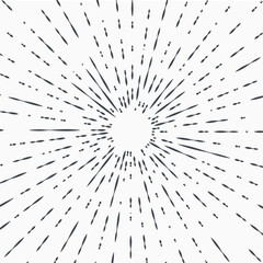 Star burst design element on white background