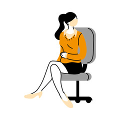 secretary worker using face mask during pandemic