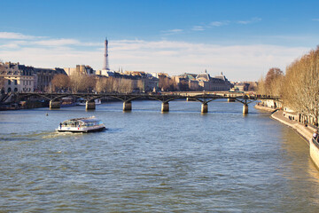 view of the river seine in paris