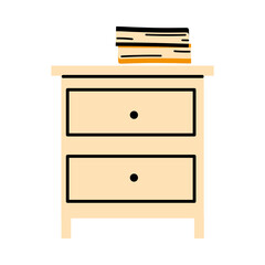 Filing cabinet with two drawer