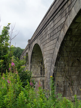 Holsworthy, Derriton railway viaduct detail. Historically interesting. Devon, UK.