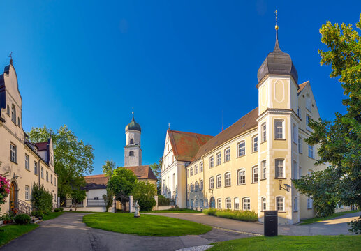 Schloss in Isny, Allg&auml;u, Bayern, Deutschland