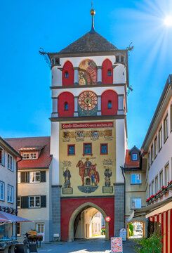 Martinstor in Wangen im Allg&auml;u, Baden-W&uuml;rttemberg, Deutschland