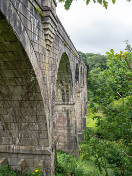 Holsworthy, Derriton railway viaduct detail. Historically interesting. Devon, UK.