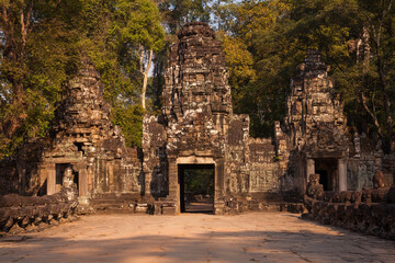 Entrance to Preah Khan, a 12th-century temple at Angkor Wat, Cambodia
