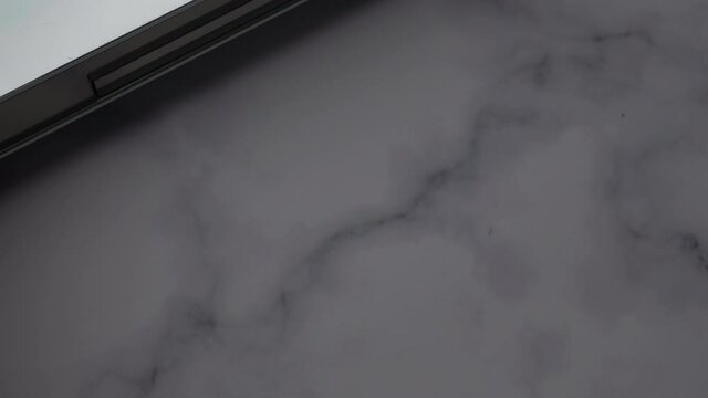 Top View Empty Tray DVD Disc, Eject And Insert From DVD-player. Loading And Unloading From The DVD/CD Player. .