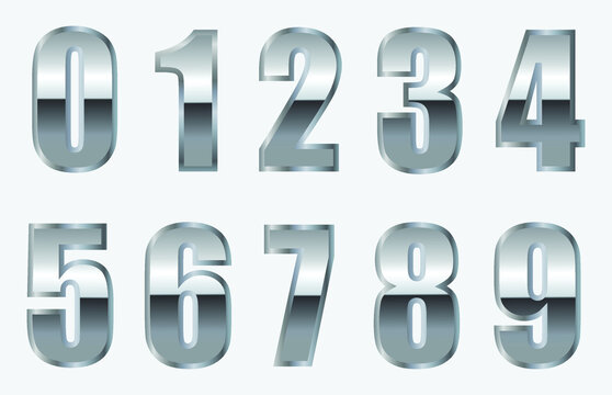 Set of silver metal numbers