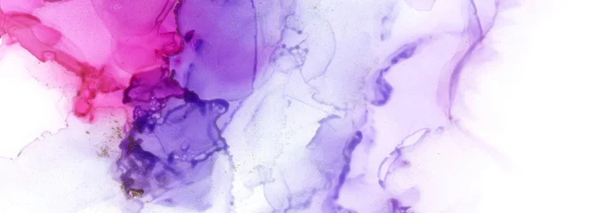 Zelfklevend Fotobehang Art Abstract paint blots background. Alcohol ink colors. Marble texture. © Liliia